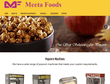 Tablet Screenshot of meetafoods.com